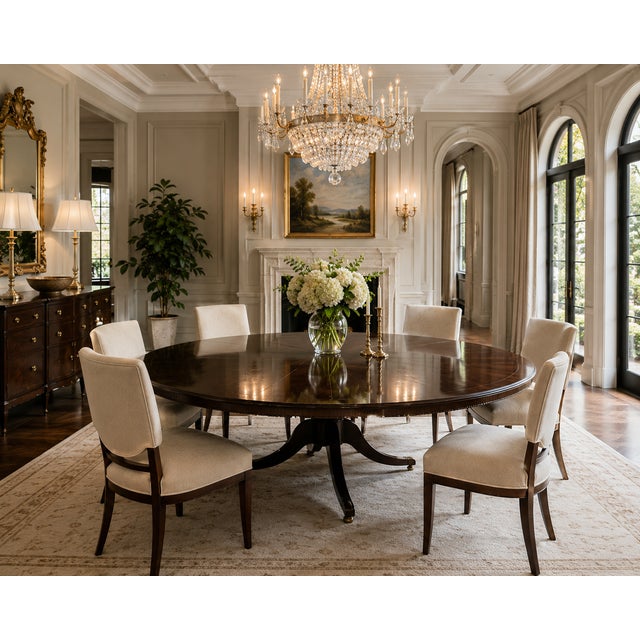 This extraordinary Smith & Watson "Jupe" patent radial expansion table represents the pinnacle of late 20th-century...