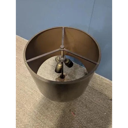 Charles Table Lamp in Brass and Onyx For Sale - Image 5 of 7