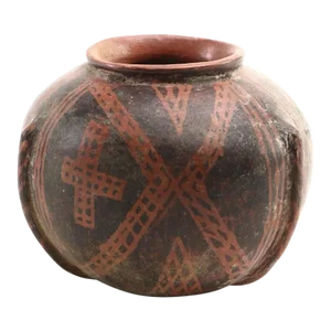 Early 20th Century South American Earthenware Pottery Vessel