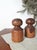 1960s Vintage Alpine Bottles or Vases in Turned Ash Wood, 1960s, Set of 2 For Sale - Image 5 of 18
