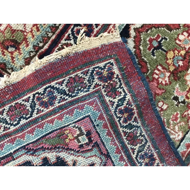 Large Antique Mahal Rug For Sale - Image 18 of 18