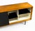 1950s 1950s Early Florence Knoll Model 116 Maple Credenza - Black Grasscloth Sliding Doors For Sale - Image 5 of 11