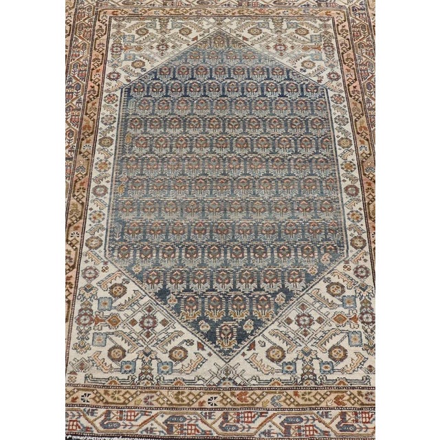 Measures: 4'0 x 5'10 Antique Persian Malayer Rug with Intricate All-Over Herati Design 4'0 x 5'10. Keivan Woven Arts/...