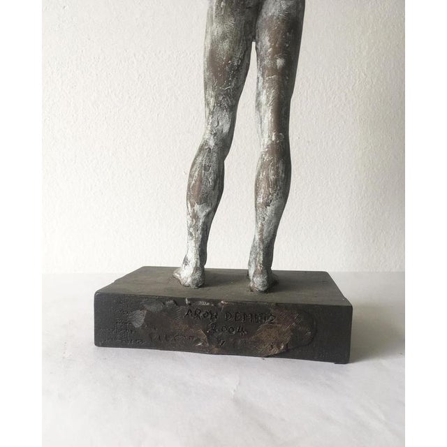Italian Cast Bronze Man Sculpture by Aron Demetz, 2004 For Sale - Image 14 of 18