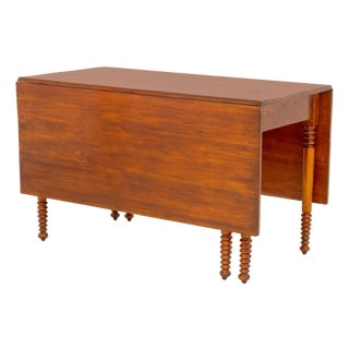 American Maple Drop Leaf Dining Table For Sale