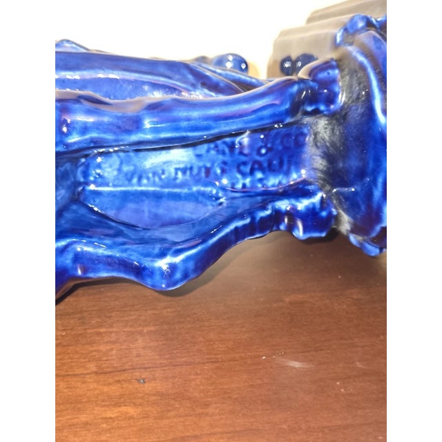 A Lane & Co. Mid-Century Modern Ceramic Trojan Horse is a vintage decorative figurine produced by the California pottery...