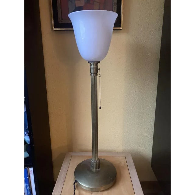 Art Deco French De Travail Table Lamp by Paul Fargette for Maison Fargette For Sale - Image 12 of 12