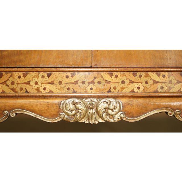 Burr Walnut Bedside Table by Waring & Gillow For Sale - Image 11 of 18