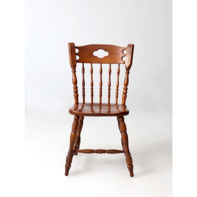 Brown Antique Richardson Brothers Colonial Revival Side Chair For Sale - Image 8 of 13