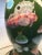 Ceramic 1990s Fish and Sea Life, Green Decoupage Lamp For Sale - Image 7 of 9