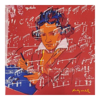 After Andy Warhol, Beethoven, Limited Edition Lithograph, 1980s For Sale