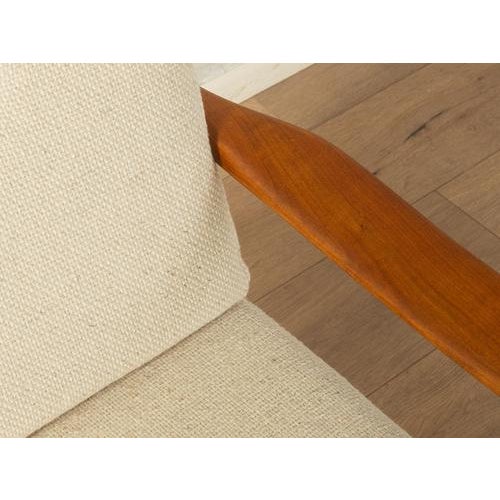 Wooden White Armchair, 1960s For Sale - Image 6 of 8