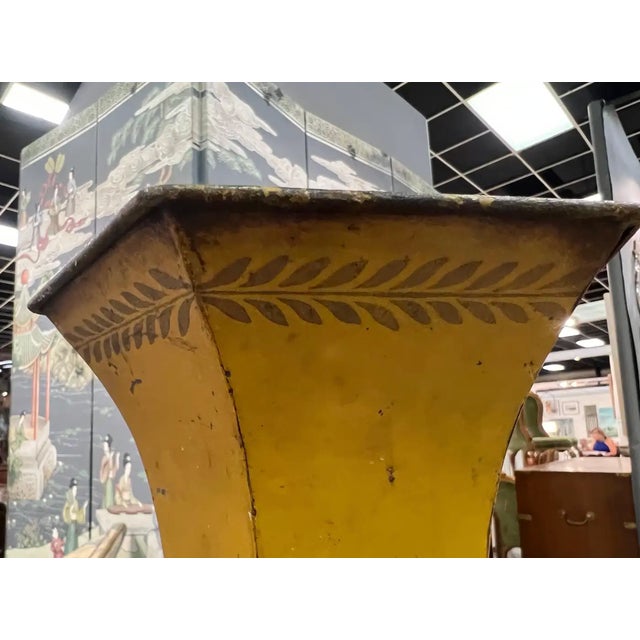 19th Century 19th Century Paint Decorated Tole Urn For Sale - Image 5 of 7