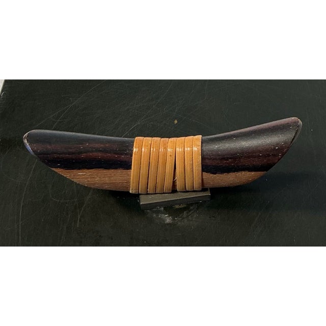 Vintage Randy Cook Designer Artisan Box Ebonized and Maple Wood, Signed For Sale - Image 10 of 12