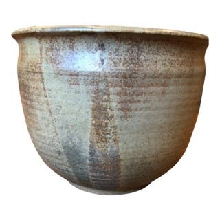 1960s Joel Edwards Abstract California Studio Pottery Large Bowl or Planter For Sale