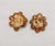Modern Vintage 1960s Signed Napier Goldtone Faceted Faux-Topaz Beaded Clip Earrings - 2 Pieces For Sale - Image 3 of 7