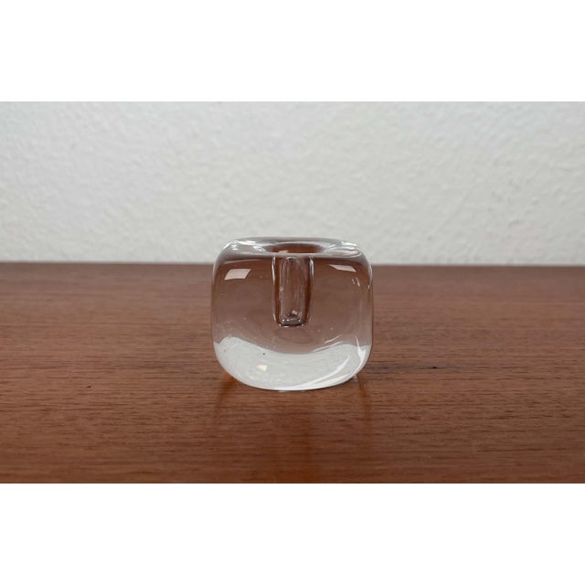 Vintage Swedish Glass Cube Candleholder from Kosta Boda, 1970s For Sale - Image 6 of 13