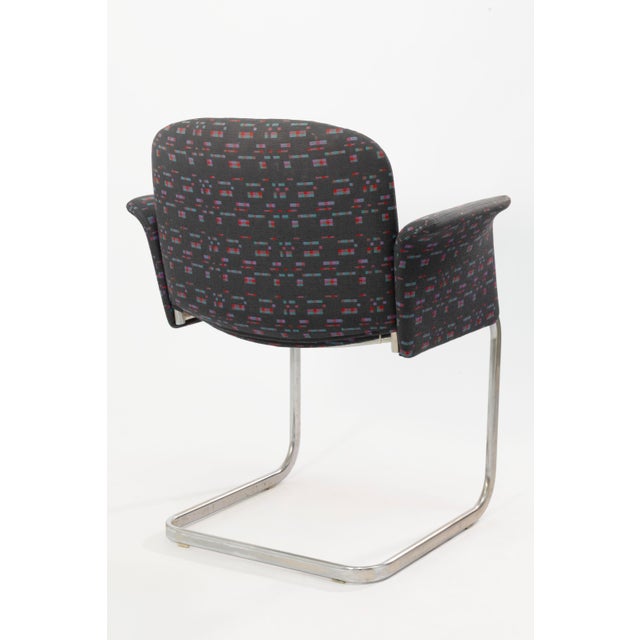 This Set of 4 Mid Century Modern Tri-Mark Designs Dining Chairs captures the bold innovation and playful geometry that...