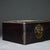 Wood Vintage Chinese Rosewood Box With Mother of Pearl Inlay & Brass Latch For Sale - Image 7 of 8