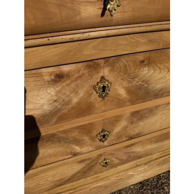 French Provincial 19th Century French Louis Philippe Bleached Marble Top Chest of Drawer / Commodes For Sale - Image 3 of 18