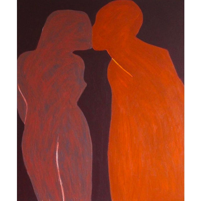 Bodasca, A Kiss, 2026, Acrylic on Canvas For Sale - Image 3 of 10