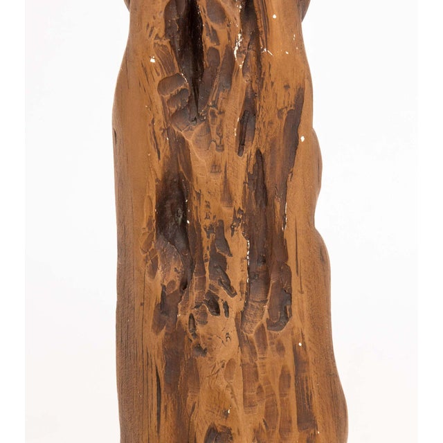 Ben Lassen Mother and Child Carved Wood Sculpture For Sale - Image 10 of 11