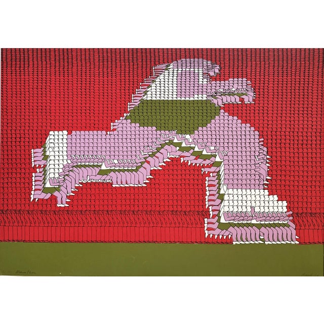 Thomas Bayerle, Marathon 1969, Signed, Limited Edition, Screen Print For Sale - Image 6 of 6