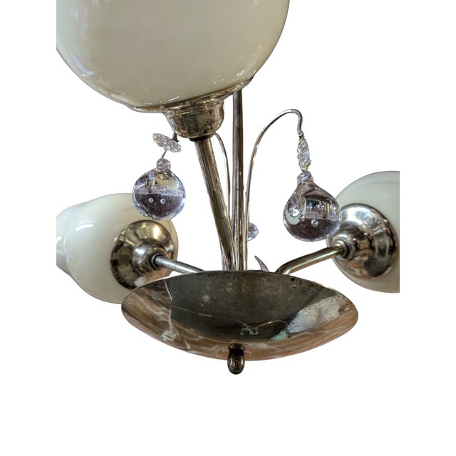 Metal Chandelier from Korumo Oy, 1950s For Sale - Image 7 of 10