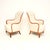 Mid-Century Modern Vintage Swedish Chairs by Carl Malmsten, 1940s, Set of 2 For Sale - Image 3 of 9