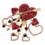 Ruby Red Vintage Lunch at the Ritz Wild Heart Brooch Dangling Enamel Statement Pin For Sale - Image 8 of 12