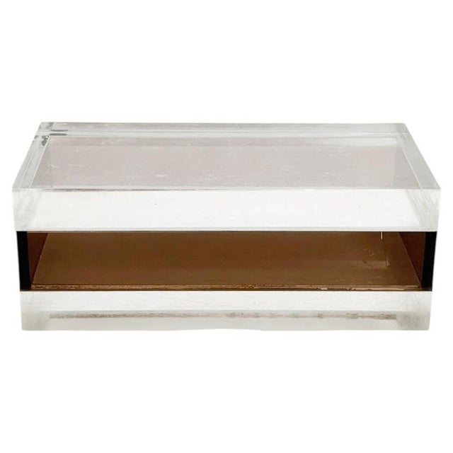 Mid-Century Modern French Altuglas Box, France, 1970s For Sale - Image 12 of 12