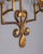Metal Vintage Italian Wall Coat Rack in Gilt Wrought Iron, 1950s For Sale - Image 7 of 14