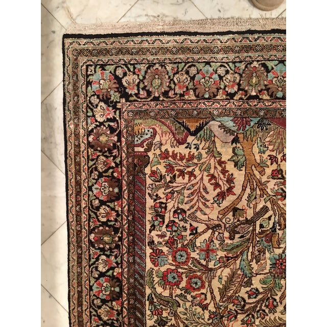 Vintage Silk Persian Prayer Rug 2′4″ × 4′2″ Chairish