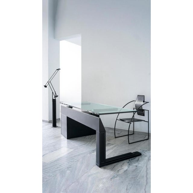 Metal Vintage Office Desk by Richard Sapper for Castelli, 1986 For Sale - Image 7 of 8