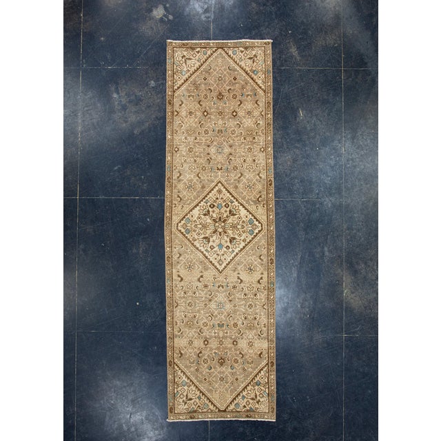 Brown Turkish Vintage Runner Rug 2'5" x 8'6" #17939 For Sale - Image 8 of 8