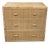 Vintage Palm Beach Style Woven Wicker & Pencil Reed 3-Drawer Chest For Sale