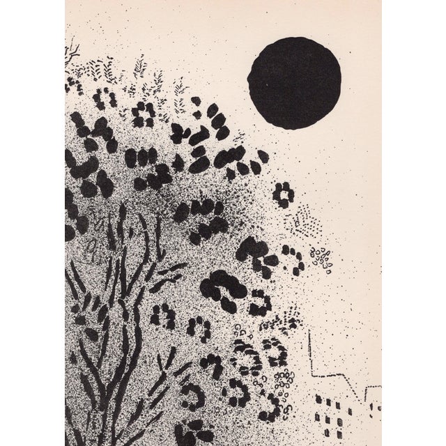 Marc Chagall (1887-1985) Le Soir (Evening) Original Lithograph Year of ideation: 1952 year of the edition: 1953 Printer:...