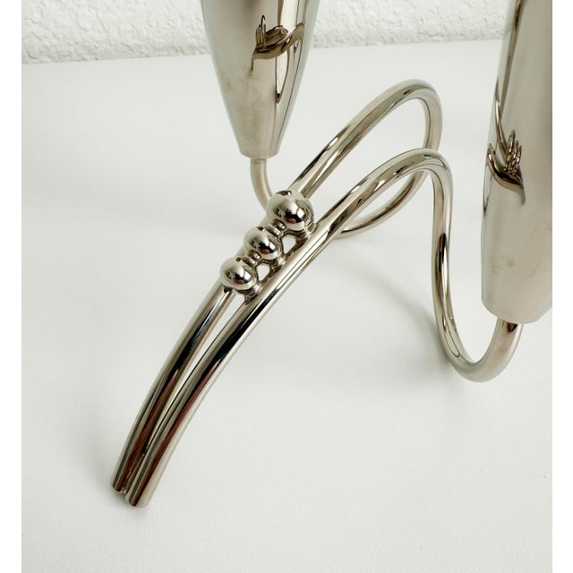 1940s Mexican Modernist Style Candlesticks - A Pair For Sale - Image 10 of 12