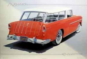 Harold Cleworth 1955 Chevrolet Nomad Poster