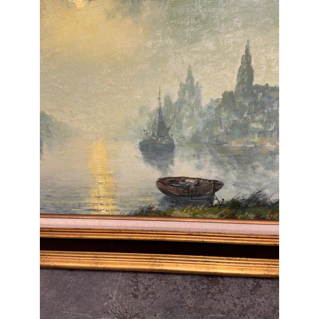 Roelef Dozeman Oil on Canvas, Mid 20th Century For Sale In San Francisco - Image 6 of 12