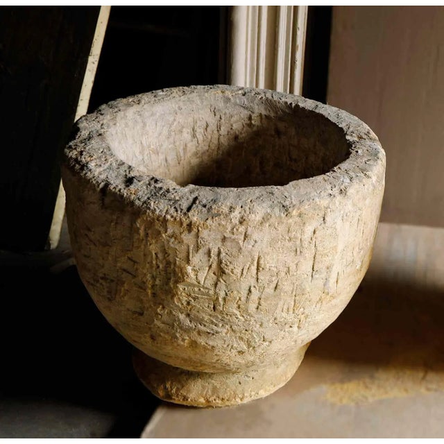 French Limestone Urns • Hand Carved - A Pair For Sale In New York - Image 6 of 11