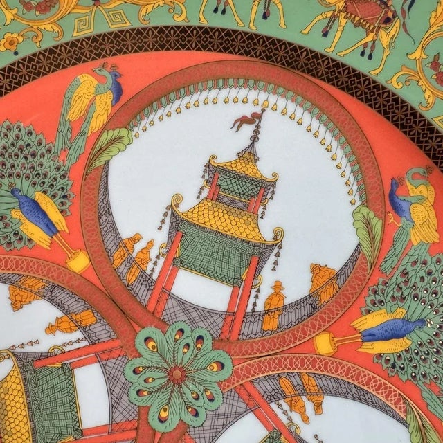 Le Voyage De Marco Polo Wall Charger Plate by Versace for Rosenthal, 1994 For Sale - Image 3 of 6