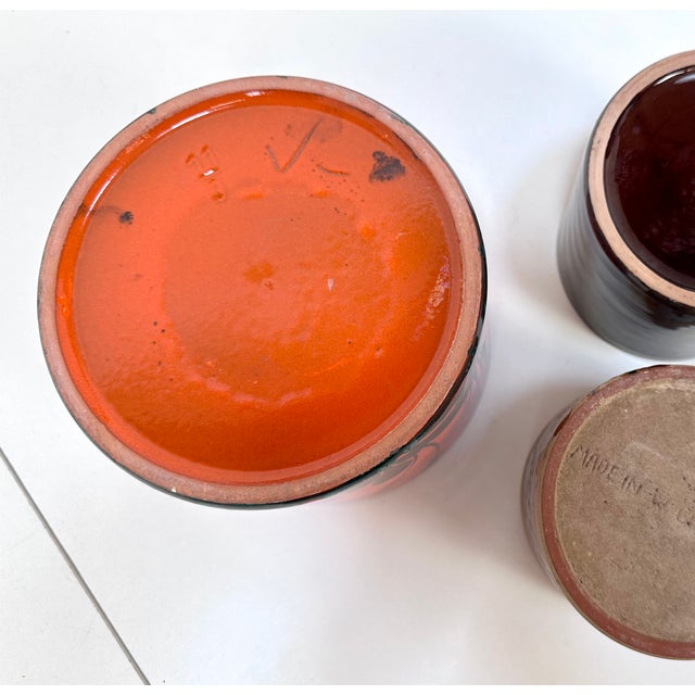 Glazed Ceramic Art Flower Pot from Marei Keramik, 1960s For Sale - Image 11 of 12