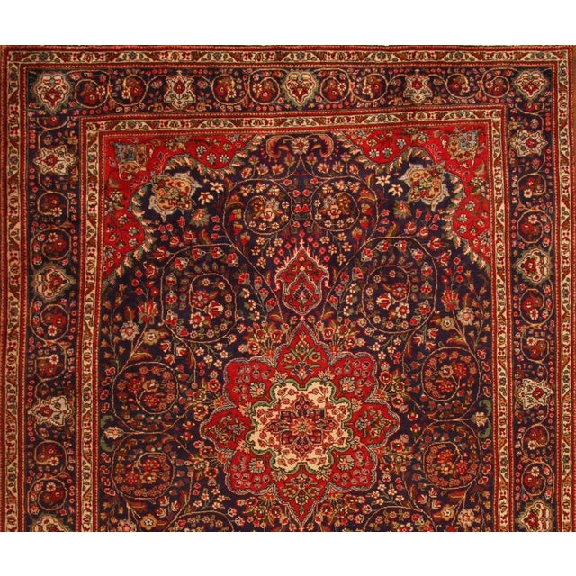 Middle Eastern Hand-Knotted Rug For Sale - Image 3 of 11
