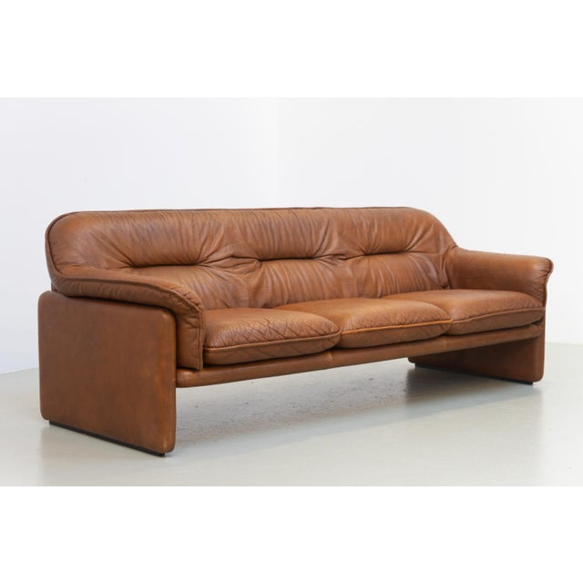 DS-16 3-Seater Sofa in Brown Leather from de Sede, 1970s For Sale - Image 18 of 18
