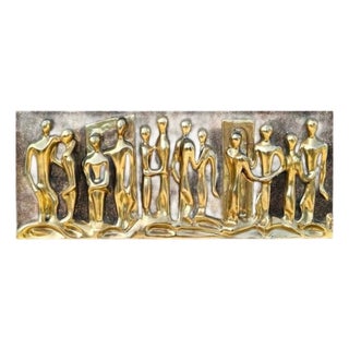 1960s Lovers Huge Brutalist Fiberglass Wall Sculpture Espada for Finesse Originals as Seen on Mad Men For Sale