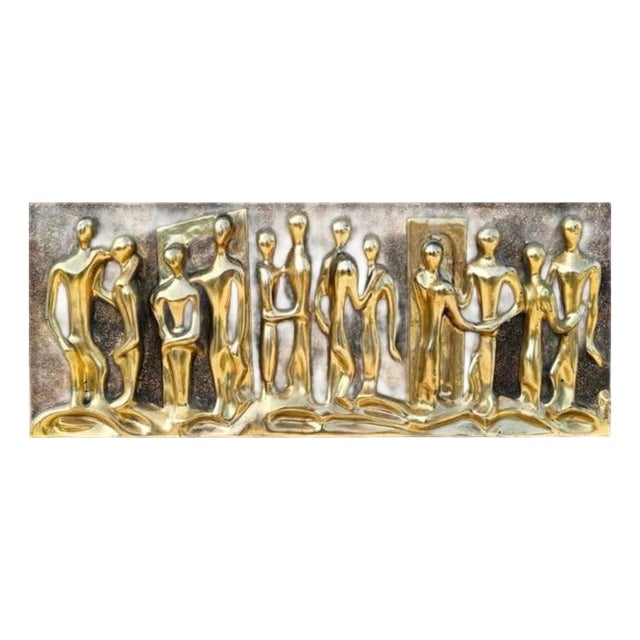 1960s Lovers Huge Brutalist Fiberglass Wall Sculpture Espada for Finesse Originals as Seen on Mad Men For Sale