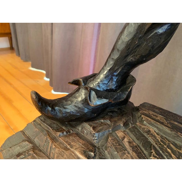 Swiss Artist, Black Forest Gnome or Dwarf, Late 19th Century, Limewood For Sale - Image 12 of 18