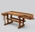 Large joiner’s workbench with a strong utilitarian presence, designed for heavy-duty woodworking and daily use. This...