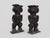 Pair of Pygmy Statues, 55 cm - 21.65". African Art, Tribal Art. A beautiful pair of carved wooden Pygmy statues. The...